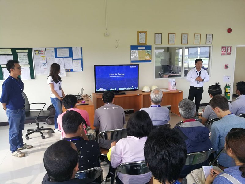 Students from AIT (ASIAN INSTITUTE OF TECHNOLOGY) visited GUNKUL Chubu Powergen Power Plant Station