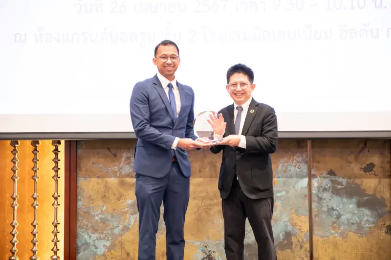 Wind Energy Development Company Limited (WED) Received the plaque of honor for participating in the leading project for developing sustainability criteria index for power plants from the Energy Regulatory Commission for the year 2023