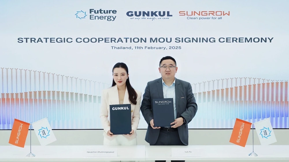 GUNKUL ขึ้นแท่นผู้จัดจำหน่าย SUNGROW อย่างเป็นทางการ บุกตลาดอินเวอร์เตอร์และแบตเตอรี่โซลูชัน 100 เมกะวัตต์