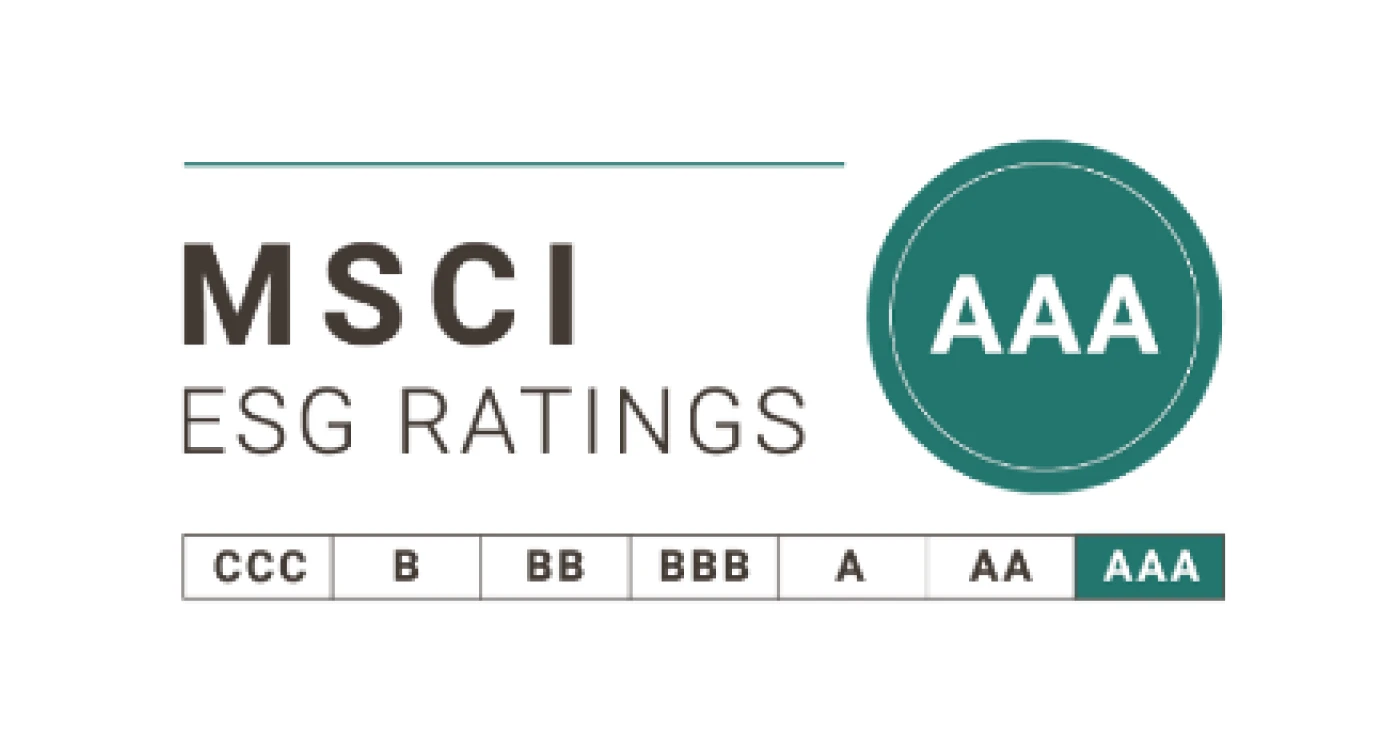 MSCI ESG Ratings ระดับ AAA ประจำปี 2568